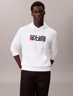 Calvin Klein Logo-Hoodie mit grafischem Print^Herren Hoodies & Sweatshirts