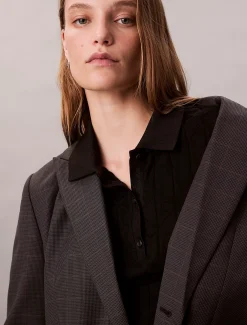 Calvin Klein Logo-Jacquard-Polokleid^Damen Kleider & Röcke