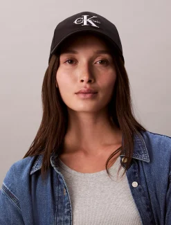 Calvin Klein Logo-Kappe aus Baumwoll-Twill^Damen Hüte & MützenFrisch Eingetroffen