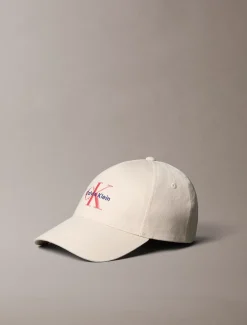 Calvin Klein Logo-Kappe aus Baumwoll-Twill^Damen Schals & Handschuhe