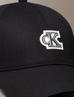 Calvin Klein Logo-Kappe aus Baumwoll-Twill^Herren Kappen & MützenFrisch Eingetroffen