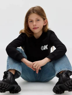 Calvin Klein Logo-Sweatshirt^Kinder Hoodies & Pullover|Kleidung