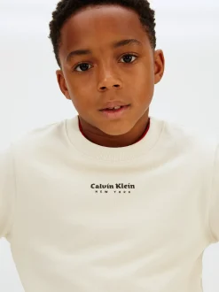 Calvin Klein Logo-Sweatshirt^Kinder Hoodies & Pullover|Kleidung