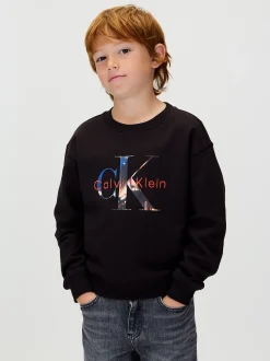 Calvin Klein Logo-Sweatshirt^Kinder Hoodies & Pullover|Kleidung