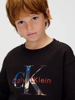 Calvin Klein Logo-Sweatshirt^Kinder Hoodies & Pullover|Kleidung