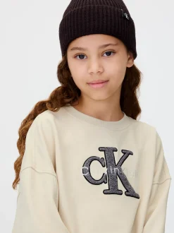 Calvin Klein Logo-Sweatshirt aus Fleece^Kinder Hoodies & Pullover|Kleidung