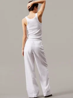 Calvin Klein Logo-Tanktop aus gerippter Baumwolle^Damen T-shirts & Tops