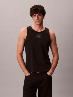 Calvin Klein Logo-Tanktop mit Monogramm^Herren T-shirts