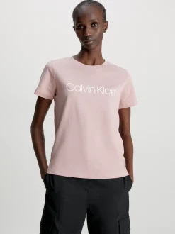 Calvin Klein Logo-T-Shirt aus Baumwolle^Damen T-shirts & Tops