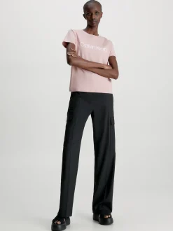 Calvin Klein Logo-T-Shirt aus Baumwolle^Damen T-shirts & Tops