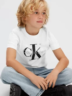 Calvin Klein Logo-T-Shirt für Kinder^Kinder T-shirts|Kleidung