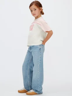 Calvin Klein Logo-T-Shirt in Blockfarben-Design^Kinder T-shirts & Tops|Kleidung