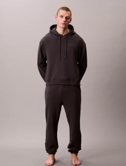 Calvin Klein Lounge-Hoodie aus Baumwoll-Frottee-Mix^Herren Nachtwäsche & LoungewearFrisch Eingetroffen