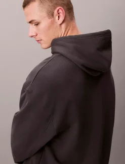 Calvin Klein Lounge-Hoodie aus Baumwoll-Frottee-Mix^Herren Nachtwäsche & LoungewearFrisch Eingetroffen