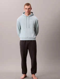 Calvin Klein Lounge-Hoodie aus Baumwoll-Frottee-Mix^Herren Nachtwäsche & LoungewearFrisch Eingetroffen