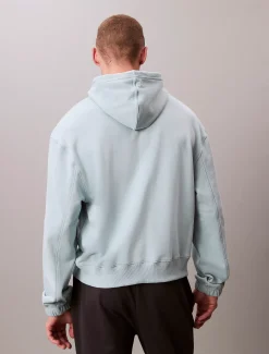 Calvin Klein Lounge-Hoodie aus Baumwoll-Frottee-Mix^Herren Nachtwäsche & LoungewearFrisch Eingetroffen