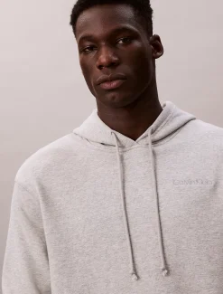Calvin Klein Lounge-Hoodie aus Baumwoll-Frottee-Mix^Herren Nachtwäsche & LoungewearFrisch Eingetroffen