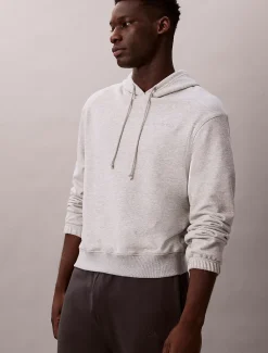 Calvin Klein Lounge-Hoodie aus Baumwoll-Frottee-Mix^Herren Nachtwäsche & LoungewearFrisch Eingetroffen