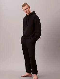 Calvin Klein Lounge-Hoodie aus Baumwoll-Frottee-Mix^Herren Nachtwäsche & LoungewearFrisch Eingetroffen