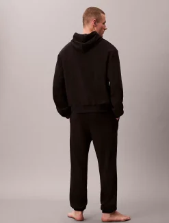 Calvin Klein Lounge-Hoodie aus Baumwoll-Frottee-Mix^Herren Nachtwäsche & LoungewearFrisch Eingetroffen