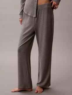 Calvin Klein Lounge-Hose aus gebürstetem Strick^Damen Nachtwäsche & Loungewear