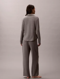 Calvin Klein Lounge-Hose aus gebürstetem Strick^Damen Nachtwäsche & Loungewear