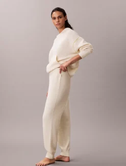 Calvin Klein Lounge-Jogginghose - Plush Terry^Damen Nachtwäsche & Loungewear