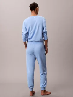 Calvin Klein Lounge-Jogginghose aus Baumwoll-Frottee-Mix^Damen Nachtwäsche & Loungewear