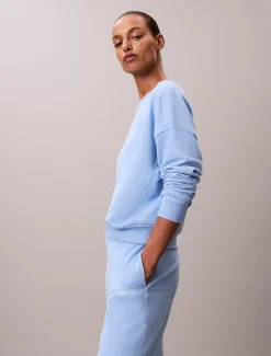 Calvin Klein Lounge-Jogginghose aus Baumwoll-Frottee-Mix^Damen Nachtwäsche & Loungewear