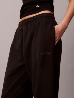 Calvin Klein Lounge-Jogginghose aus Baumwoll-Frottee-Mix^Damen Nachtwäsche & Loungewear