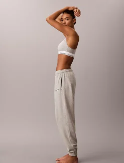 Calvin Klein Lounge-Jogginghose aus Baumwoll-Frottee-Mix^Damen Nachtwäsche & Loungewear