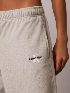 Calvin Klein Lounge-Jogginghose aus Baumwoll-Frottee-Mix^Damen Nachtwäsche & Loungewear