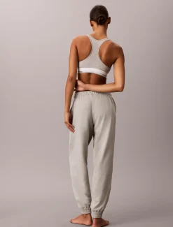 Calvin Klein Lounge-Jogginghose aus Baumwoll-Frottee-Mix^Damen Nachtwäsche & Loungewear