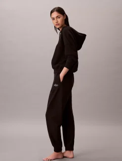 Calvin Klein Lounge-Jogginghose aus Baumwoll-Frottee-Mix^Damen Nachtwäsche & Loungewear