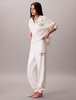 Calvin Klein Lounge-Jogginghose aus Baumwolle mit Heritage-Logo^Damen Nachtwäsche & Loungewear
