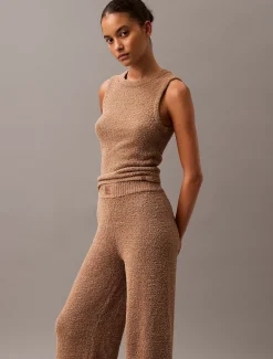 Calvin Klein Lounge-Jogginghose aus kuscheligem Strick^Damen Nachtwäsche & Loungewear