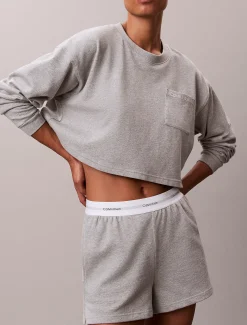 Calvin Klein Lounge-Shorts aus Baumwolljersey^Damen Nachtwäsche & Loungewear