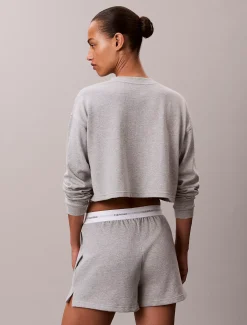 Calvin Klein Lounge-Shorts aus Baumwolljersey^Damen Nachtwäsche & Loungewear