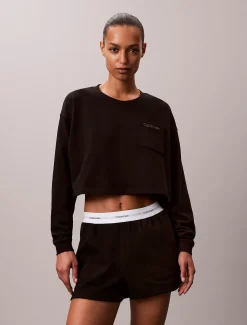 Calvin Klein Lounge-Shorts aus Baumwolljersey^Damen Nachtwäsche & Loungewear