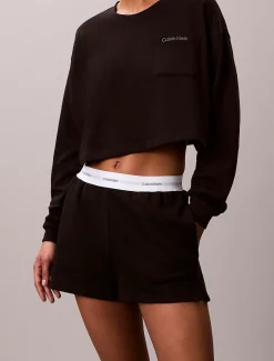 Calvin Klein Lounge-Shorts aus Baumwolljersey^Damen Nachtwäsche & Loungewear