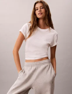 Calvin Klein Lounge-T-Shirt – 100% Cotton^Damen Nachtwäsche & Loungewear