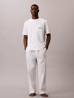 Calvin Klein Lounge-T-Shirt mit Logo aus Baumwolle - Comfort Cotton^Herren Nachtwäsche & LoungewearFrisch Eingetroffen