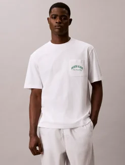 Calvin Klein Lounge-T-Shirt mit Logo aus Baumwolle - Comfort Cotton^Herren Nachtwäsche & LoungewearFrisch Eingetroffen