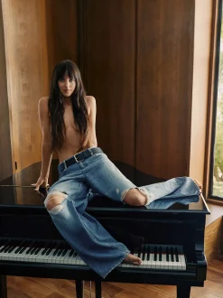 Calvin Klein Low Rise Distressed Baggy Jeans^Damen High Rise Skinny|Relaxed Boot