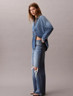 Calvin Klein Low Rise Distressed Baggy Jeans^Damen High Rise Skinny|Relaxed Boot
