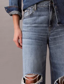 Calvin Klein Low Rise Distressed Baggy Jeans^Damen High Rise Skinny|Relaxed Boot