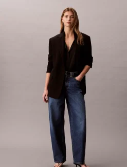 Calvin Klein Lässige Barrel Jeans^Damen High Rise Skinny|Mom Jeans