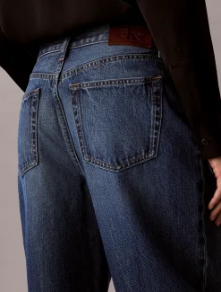 Calvin Klein Lässige Barrel Jeans^Damen High Rise Skinny|Mom Jeans