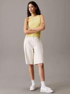 Calvin Klein Lässige Bermuda-Shorts aus Denim^Damen Hosen & Shorts