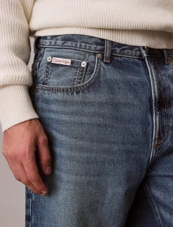 Calvin Klein Lässige Denim-Shorts im 90er Jahre Look^Herren Hosen & Shorts